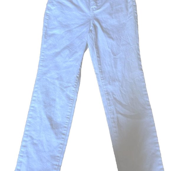 Style & Co Womens Size  6P Fashion Jeans White Mid Rise NWT Tummy Control - Picture 1 of 4
